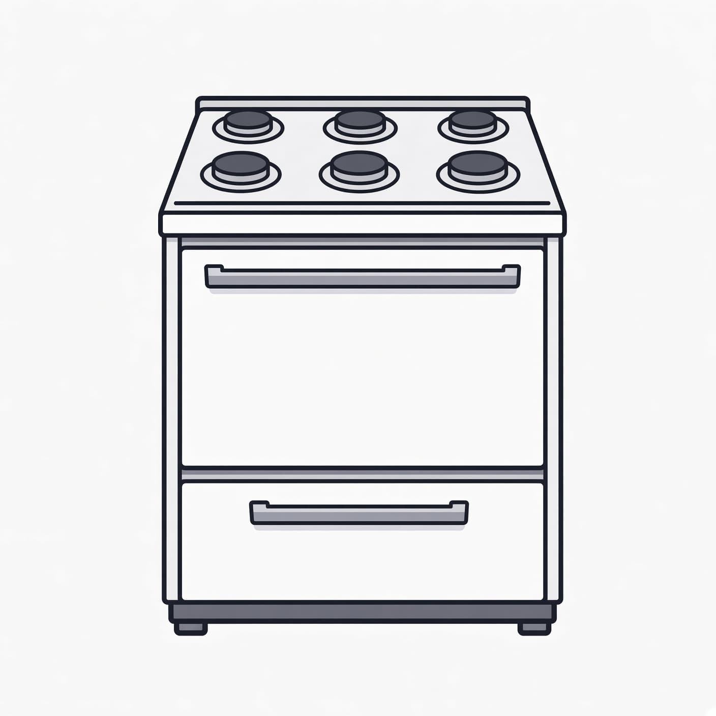 Electric stove and oven — booked, then a technician comes to you